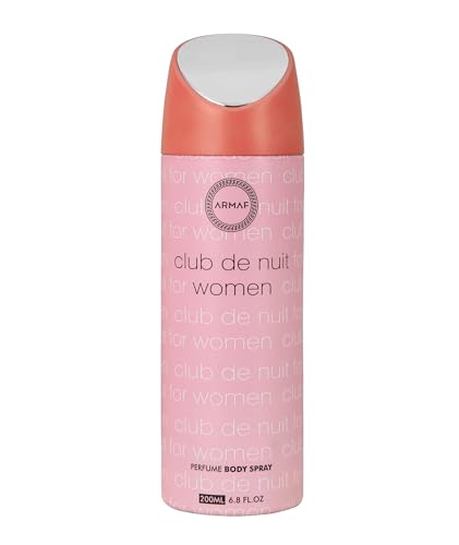 Armaf Club De Nuit Women Deo 200ML | Body Spray for Long Lasting Freshness | Everyday Use| Ideal for Gifting
