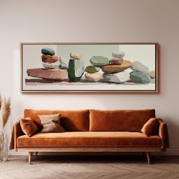 Décoration Spa et Bureau d'Inspiration Japonaise - Grand Tableau Zen Horizontal