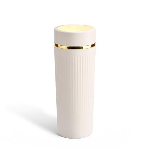 Image of Asian Brighto 500ml Insulated Thermosteel Flask | Hot Drink Coffee & Tea Water Bottle for Winter & Office | 6-Hour Heat Retention | Leakproof & BPA Free Christmas Gifting Travel Mug (Beige)