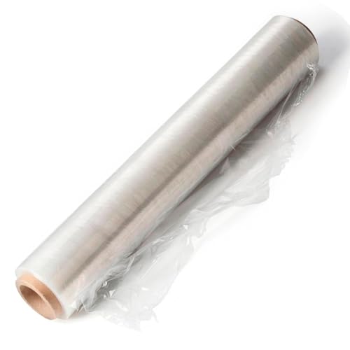 CABLEPELADO – Film Transparente Alimentario 30 cm x 30 m, Apto para Congelador y Microondas,Envoltura de Plástico Adherente y Resistente, Conservación de Alimentos Frescos, Uso Doméstico y Profesional