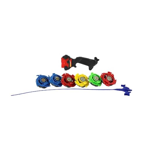 Kit Pião de Batalha com 6 Peças BBR Toys