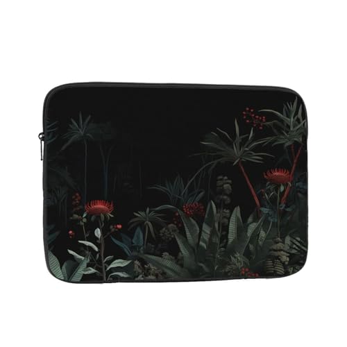 Garden At Night Laptop Sleeve Case 17 Inch Suitable For Notebook Computer Tablet Traveling Carrying Simple Case