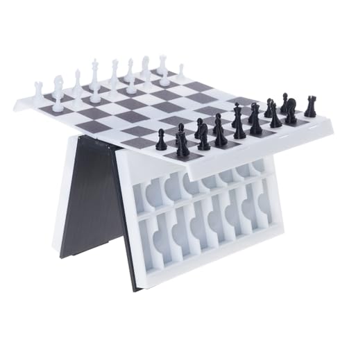 Juego de ajedrez plegable amigable tablero tipo libro innovador 6