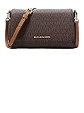 Michael Kors Medium Logo Convertible Crossbody Bag (Brown Signature)