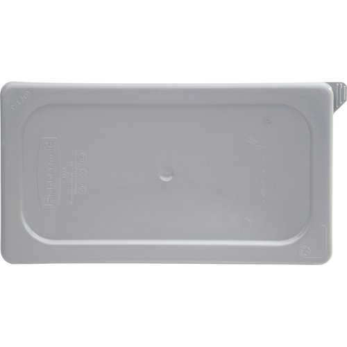 Rubbermaid Commercial Products Cold Food Pan, Soft Sealing Lid, 1/3 Size, Gray (FG122P29GRAY) #1