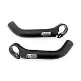 Meische Mountain Bike Handlebar Ends Aluminum Alloy 7/8' MTB Bike Bar Ends 1 Pair Lightweight Riding Horn