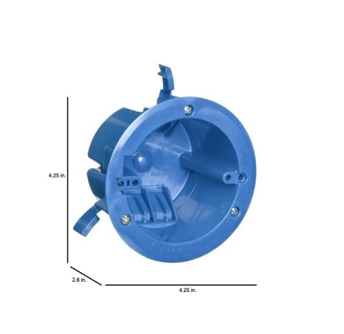 Carlon B618R-Upc 4-1/4" Round Box, Old Work, Cubic Inches: 18", Non-Metallic #TOP4