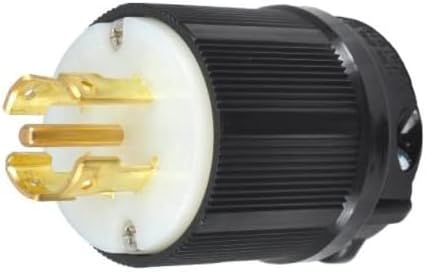 NEMA L21-30 Plug. 30Amp. 120/208Volts. 4-Pole. 5-Wire. Grounding Locking Plug (UL) US Listed 91GG