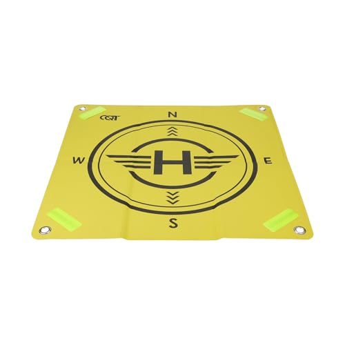 FlySimple Landing Pad for DJI Mavic 4 Pro/Air 3S/Flip/NEO/Mini 4K/Mini 4Pro/Avata 2/Mavic 3 Drone Mat Foldable with Reflective Strip Double-side Helipad Quadcopter Drone Accessories
