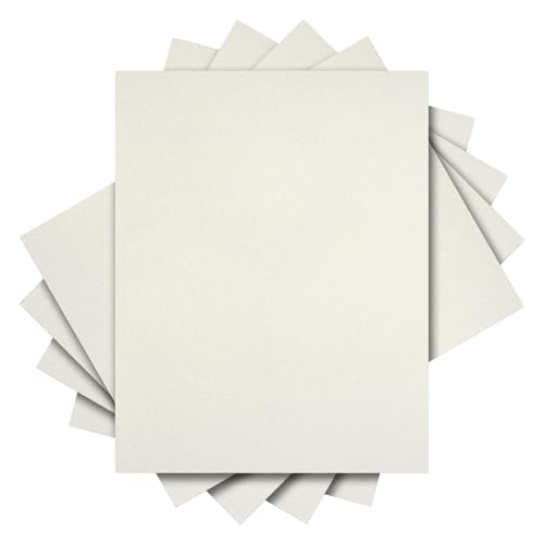 sourcing map 5PCS Glitter HTV Heat Transfer Vinyl Sheets, 12 x 10 Inch White Glitter Iron on Vinyl for T-Shirts DIY Heat Vinyl Design Easy to Cut & Weed