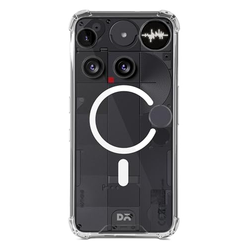 Image of DailyObjects Clear Magnetic Phone Case Cover Compatible with Nothing Phone (3) | Wireless Charging Slim Back Cover | 2 Layer Edge Protection & Shockproof