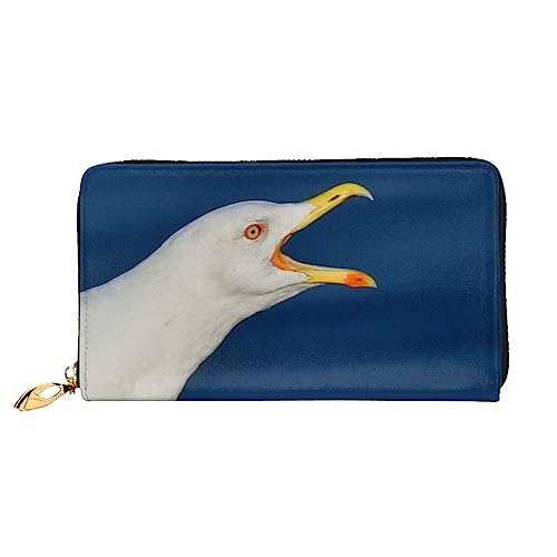 Portefeuille en cuir zippé PEIXEN grand format pour cartes de crédit et téléphone