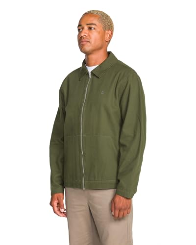 Image of Volcom Men's Palm Drive Faux Sherpa Lined Jacket - Utility Workwear