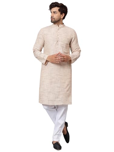 Image of LATEST CHIKAN Men's Cotton Regular Kurta