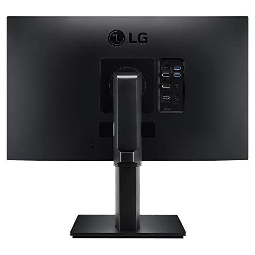 LG 24 inch (60.45 cm) QHD (2K) 2560x1440 Pixels, IPS-sRGB 99%, Height Adjust, Pivot (2Way), Swivel, Tilt, USB-C (65W PD) Display Port, HDMI, Black... - Image 4