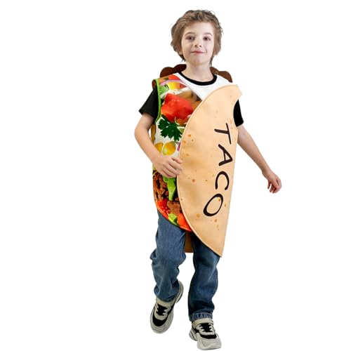 Disfraz de taco para niños divertido para Halloween miniatura 3