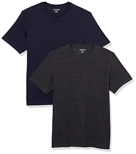 Image of Amazon Essentials Men's Slim-Fit Crewneck Short Sleeve Cotton T-Shirts