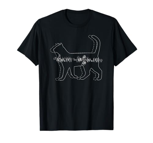 Gato de Schrodinger Ecuación de onda de Schrodinger Física cuántica Camiseta