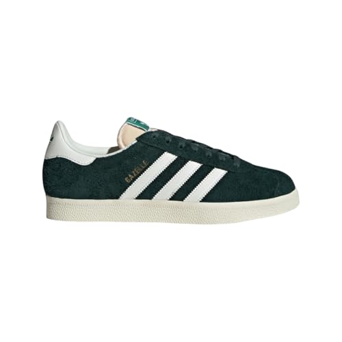 Image of adidas Gazelle Men's 3 Stripes Logo Classic 90S Sn Trainers (Green, US 6)