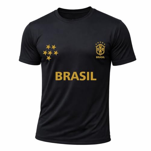 Camiseta Dry Brasil Torcedor Seleção Brasileira Gola Redonda, Estampa (BR,