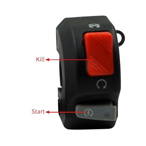 Bouton de commutation de guidon moto pour remplacer un commodo défectueux