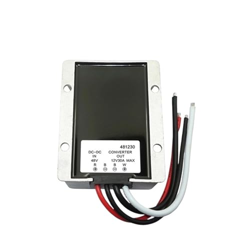 Convertisseur abaisseur de tension 36V 48V vers 12V 40A robuste en alliage d'aluminium
