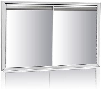 Outdoor Kitchen Double Access Door 30″W x 21″H Stainless Steel BBQ Door for Outdoor Kitchen Island