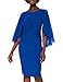 Produktbild Gina Bacconi Damen Kleid Chiffon und Jersey Cocktailkleid, blau, 36