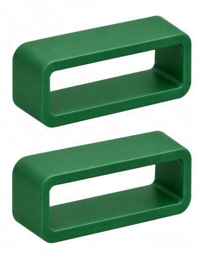 Image of Dreamy 22mm Silicone Smart Watch Strap Loops /Keepers Holder Retainer Loop Replacement - color Watch Band Loop (Pack of 2)