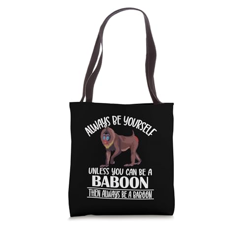 Bolso Tote Funny Always Be Yourself Baboon Lover miniatura 1