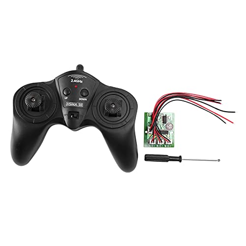 Nicfaky 6CH 2.4G Control Remoto Transmisor de Potencia Receptor de Radio para DIY RC Coches 50M Control Cover