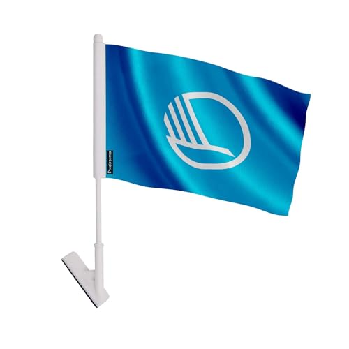 Drapeau adhésif Conseil nordique lot de 10 en polyester résistant et pose rapide
