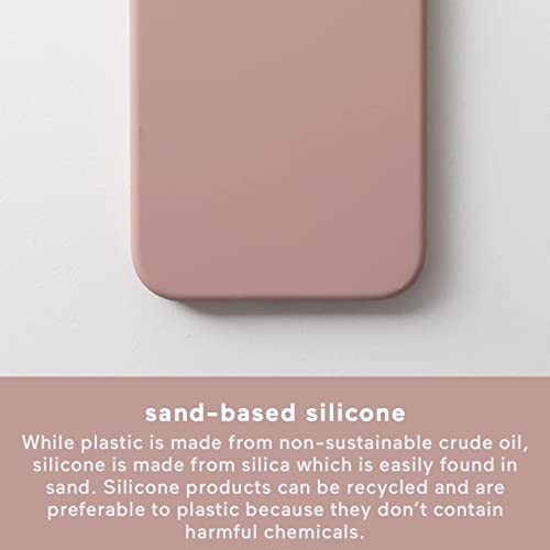 Atom Studios Split iPhone 13 Pro Protective Case. Dual Premium Materials - Durable Silver Anodised Aluminium and Pink Clay Soft Touch Silicone. Fully compatible with Apple's MagSafe. - Image 7