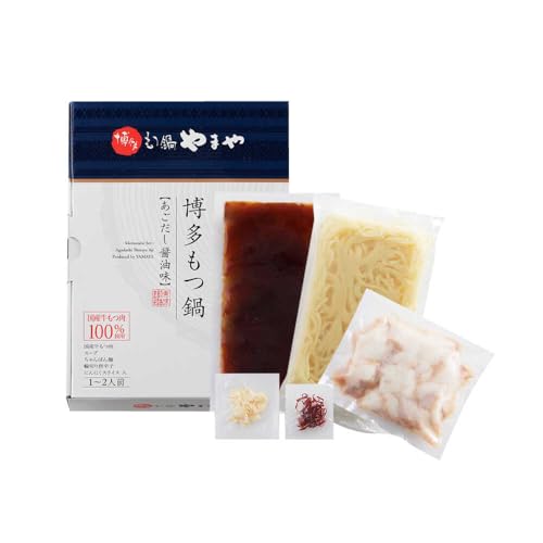 やまや 博多もつ鍋やまや もつ鍋 あごだし醤油味(1〜2人前)