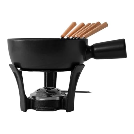 Boska Fondueset Nero - Kaasfondueset - Zwart - 1,3 L - Voor 875 gram Kaasfondue