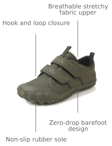 Image of KUBUA Barefoot Shoes for Kids Boys Girls Wide Toe Box Zero Drop Sneakers | Minimalist, Lightweight Comfortable Fit, Breathable, Walking, Hiking, Tennis, Play, Daily Wear, Toddler, Little Kid, Big Kid