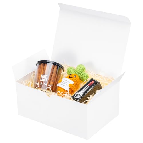 UnicoPak 6 Pack White Gift Boxes with Lids