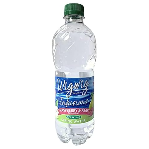 Wig Wig infusions Raspberry and Pear flavoured sparkling water 12 pack Cover