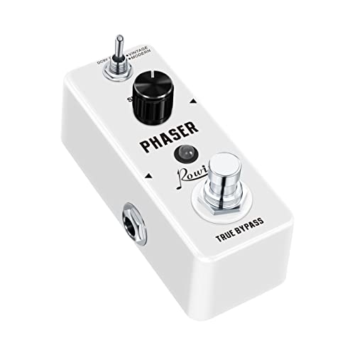 Rowin Analog Phaser Guitar Pedal with Vintage and Modern Modes Classic Sound 70's for Electric Guitar Bass True Bypass LEF-313 - Image 4