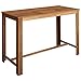 vidaXL Acacia Mesa Bar Madera 150x60x105 cm Mesilla Mesita Alta Centro Mueble
