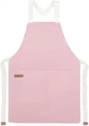 Avental Rosa Algodao Cozinha Pintura Artes Bar SPA