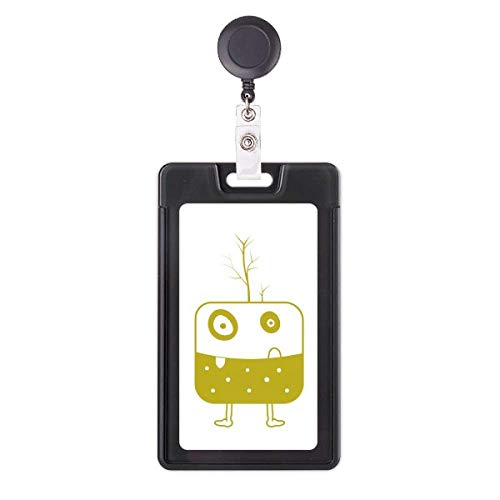 Étui rétractable pour badge Universe porte-carte enrouleur monstre vert