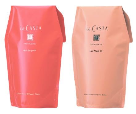 La CASTA （ラカスタ） ヘアソープ４０ ヘアマスク４０ 詰め替え用セット La CASTA （ラカスタ） ヘアソープ40 ヘアマスク40 詰め替え