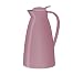 Produktbild alfi ECO 1,0l, rosa matt, Isolierkanne mit hygienischem Hartglaseinsatz aus Kunststoff, Drehverschluss mit bequemer Drucktaste, Ausgießen mit einer Hand, ideal als Kaffeekanne, Teekanne, BPA-frei
