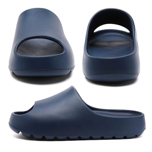 Image of Yueerlu Cloud Slides for Women Men, Recovery Womens Pillow Slides,EVA Anti-Slip shower shoes,Thick Sole Open Toe Garden Shoes,men's sandals,mens slippers for Indoor and Outdoor Size