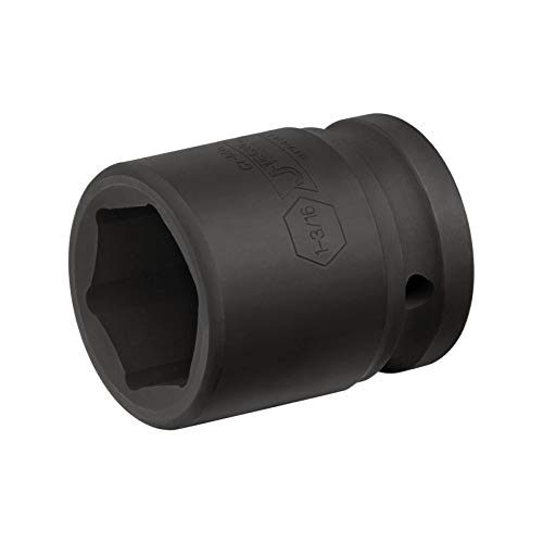 Image of Jetech 3 /4 Inch Drive 1-3 /16 Inch Standard Impact Socket, Made with Chrome Molybdenum Alloy Steel, Heat Treated, 6-Point Design, SAE
