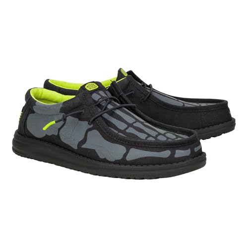 Hey Dude Men's Wally Skeleton Feet Loafer