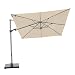 Produktbild Knirps Sonnenschirm PENDULAR - Quadratischer Premium Ampelschirm - Stilvoll und hochwertig - Starker UV-Schutz - 275x275 cm - Natur