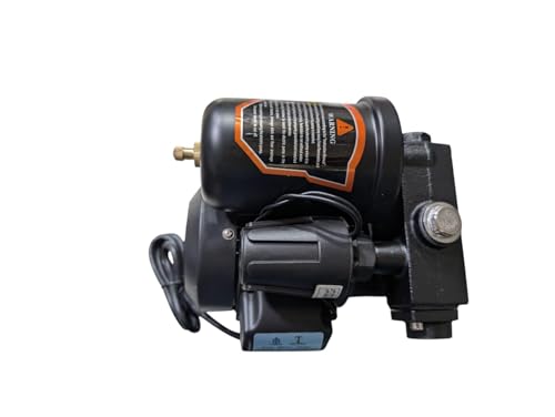 Image of COPPER MOTOR, 125W 0.5 FLOWRATE SUPER SILENT BLACK COLOR Automatic PRESSURE Booster Pump AUTO START for Home, Garden, Farms, Bathroom, 0.25 HP, 22M Head, 2830 RPM, Copper Motor,