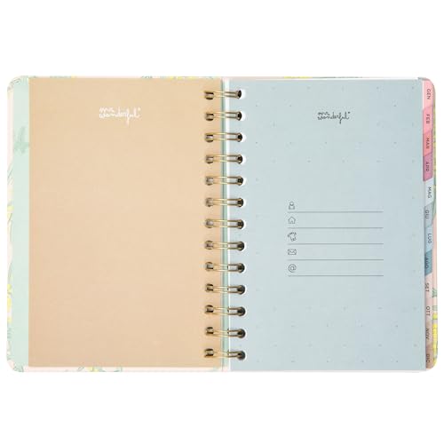 Mr. Wonderful 2025 Small Weekly Office Diary - Start the Magic - Includes 8 Sheets of Stickers and Motivational Daily Phrases - Image 4